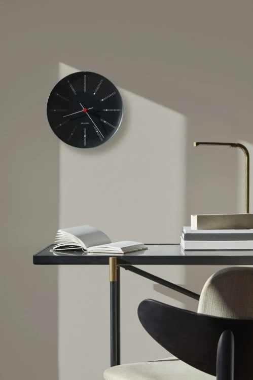 zegar, zegar wiszący Arne Jacobsen