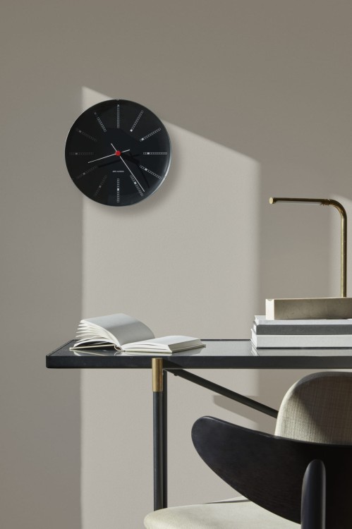 zegar, zegar wiszący Arne Jacobsen