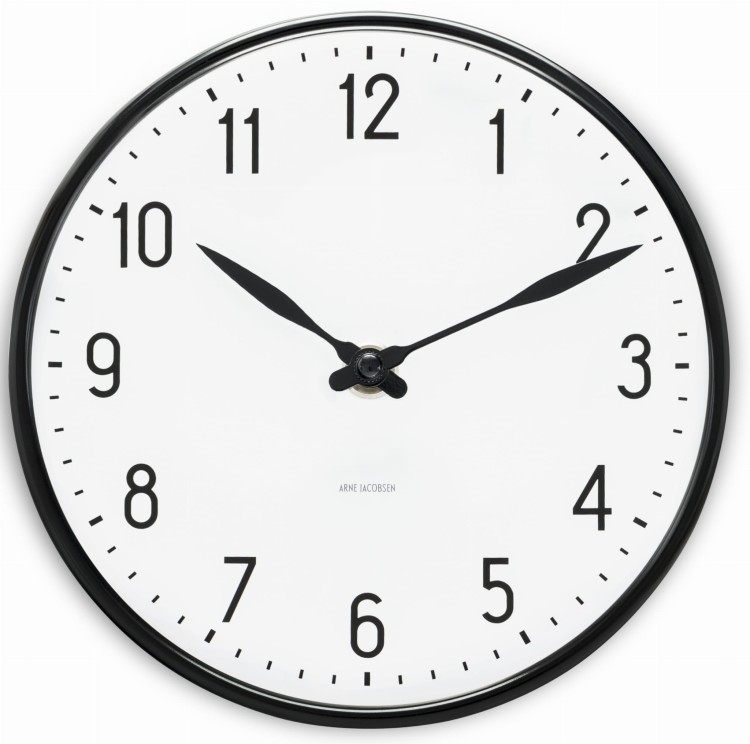 zegar, zegar wiszący Arne Jacobsen