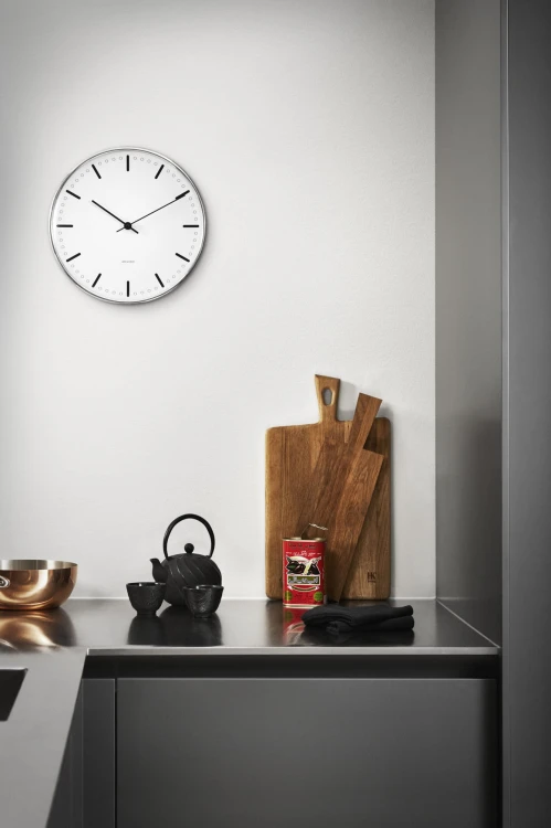 zegar, zegar wiszący Arne Jacobsen