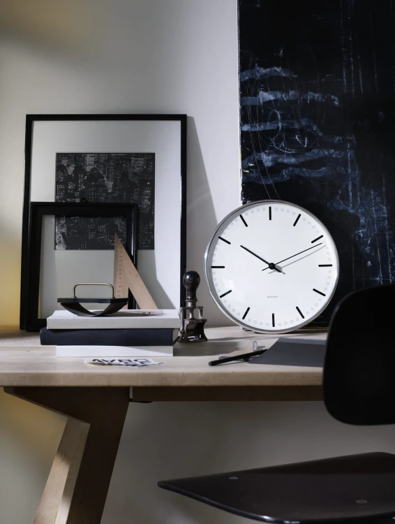 zegar, zegar wiszący Arne Jacobsen