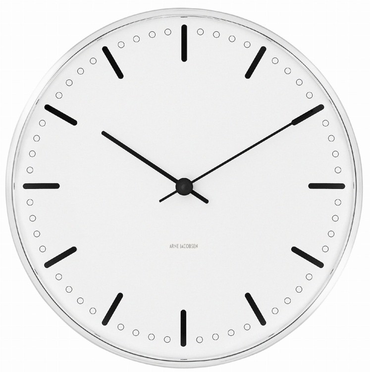 zegar, zegar wiszący Arne Jacobsen
