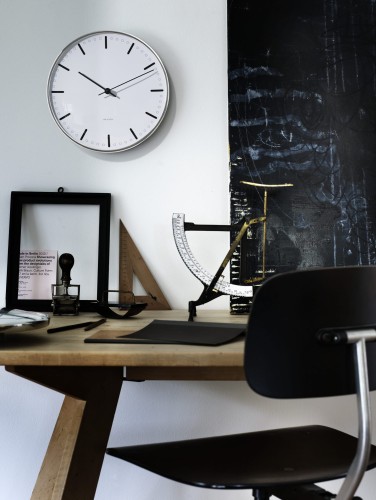 zegar, zegar wiszący Arne Jacobsen