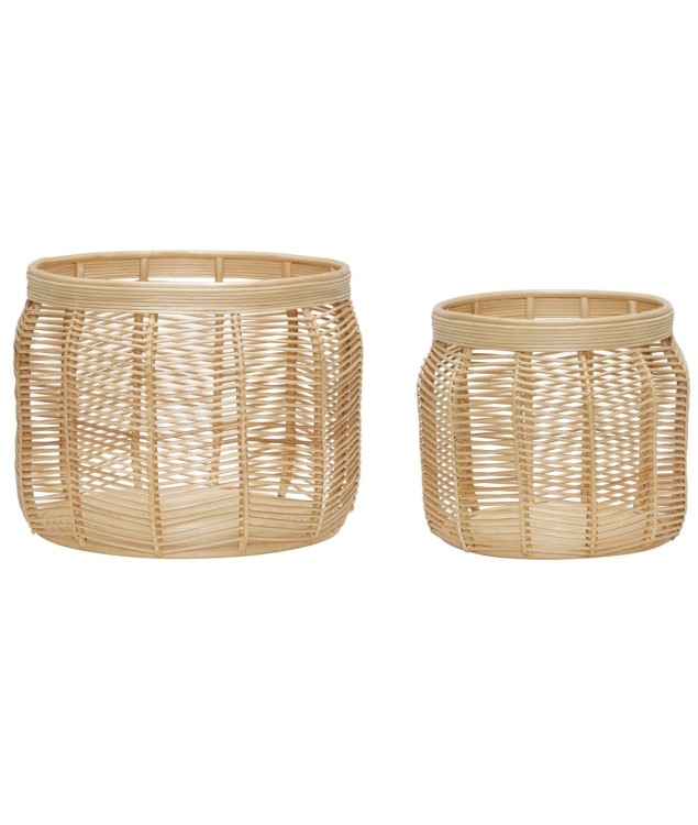 kosze plecione, kosze rattanowe  Hubsch