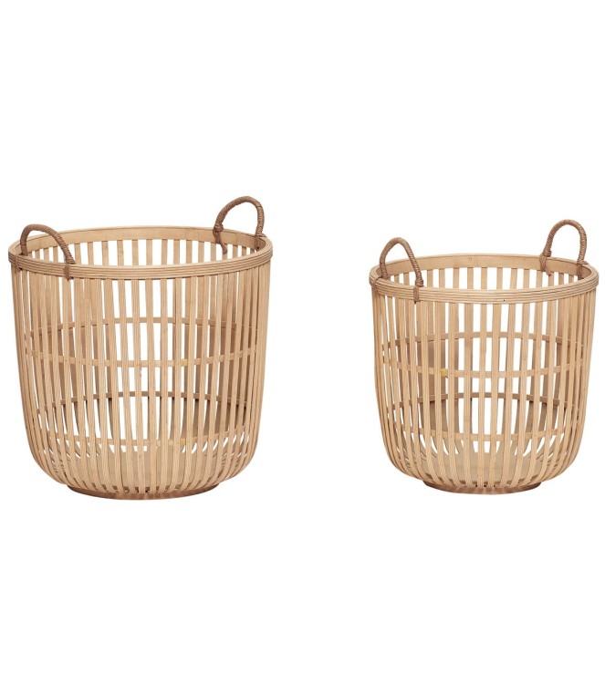 kosze plecione, kosze rattanowe  Hubsch