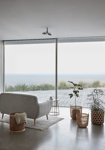 kosze plecione, kosze rattanowe  Hubsch