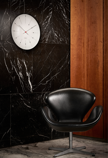 zegar, zegar wiszący Arne Jacobsen