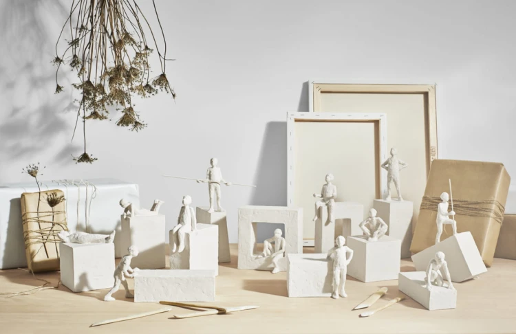 figurka dekoracyjna, rzeźba Kahler