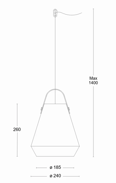 lampa wisząca, lampa sufitowa Orsjo