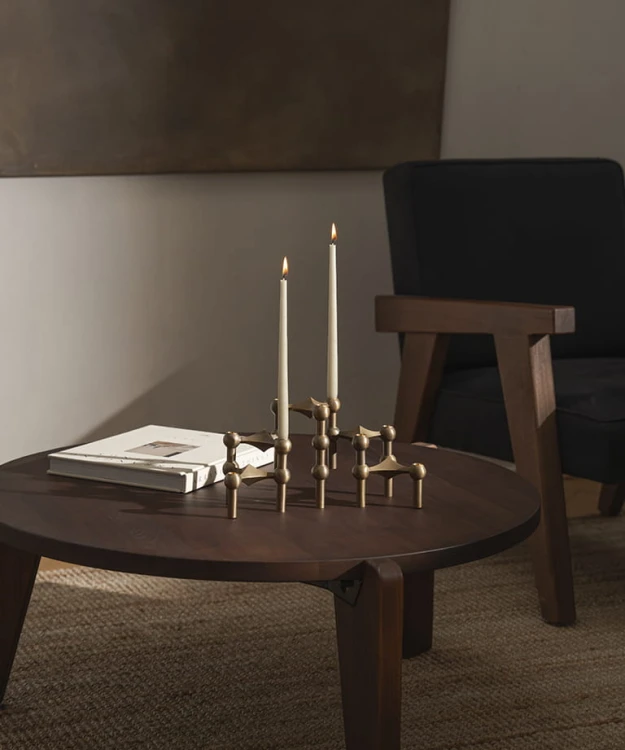 świecznik, świecznik Stoff Nagel