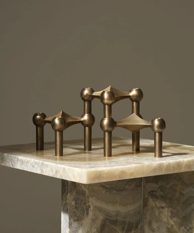 świecznik, świecznik Stoff Nagel