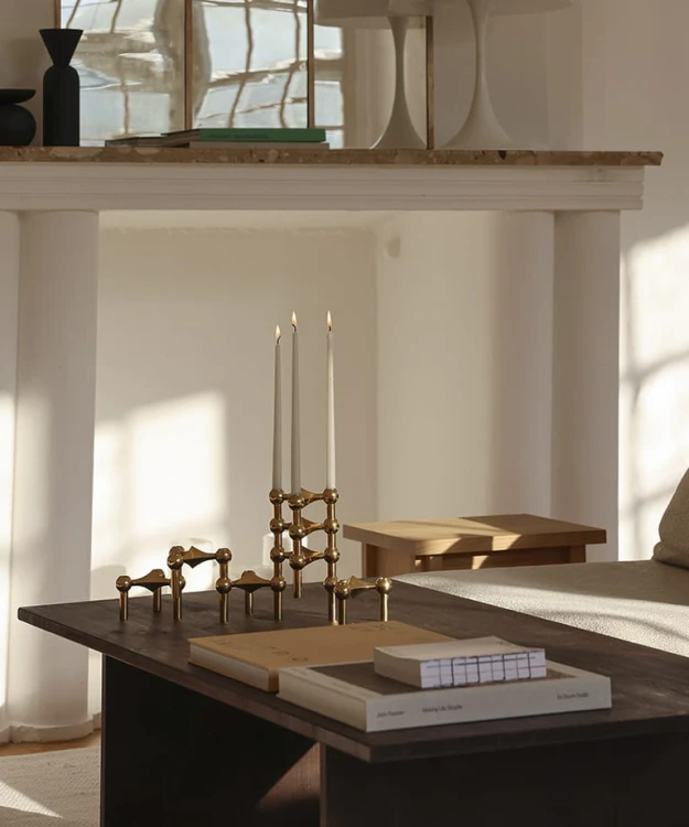 świecznik, świecznik Stoff Nagel