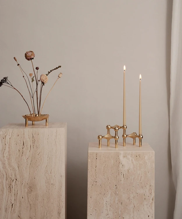 świecznik, świecznik Stoff Nagel