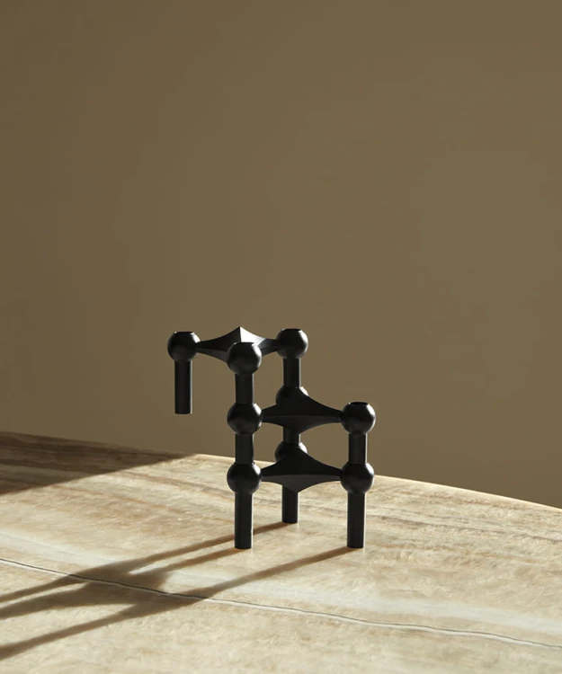 świecznik, świecznik Stoff Nagel