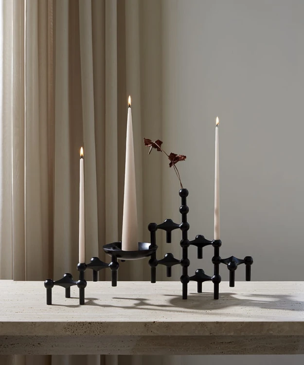 świecznik, świecznik Stoff Nagel