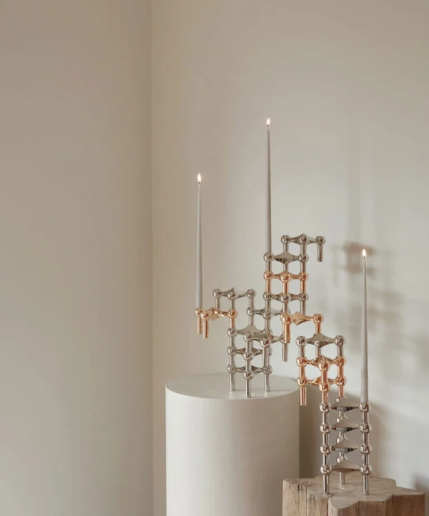 świecznik, świecznik Stoff Nagel