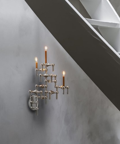 świecznik, świecznik Stoff Nagel