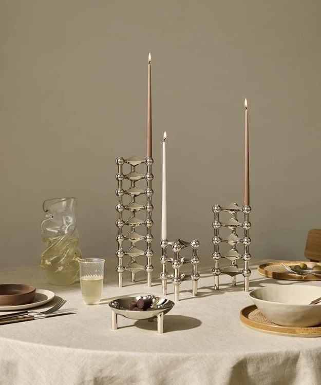 świeczki, świecznik Stoff Nagel