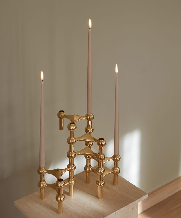 świeczki, świecznik Stoff Nagel