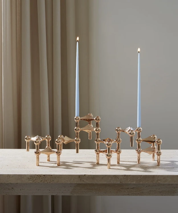 świeczki, świecznik Stoff Nagel