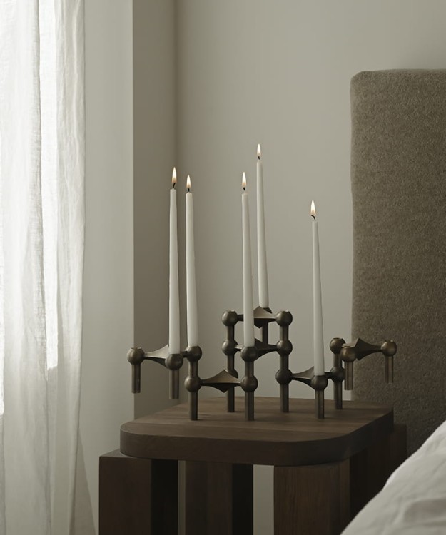 świeczki, świecznik Stoff Nagel