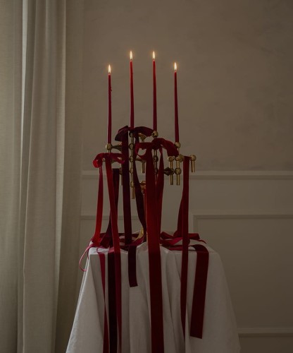 świeczki, świecznik Stoff Nagel