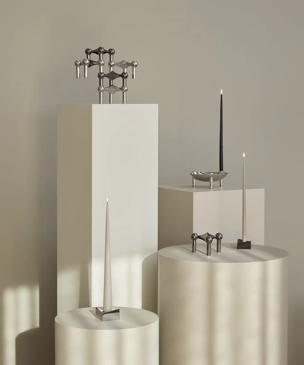 świeczki, świecznik Stoff Nagel