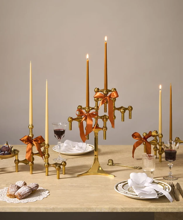 świeczki, świecznik Stoff Nagel