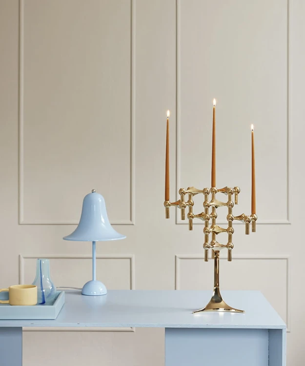 świeczki, świecznik Stoff Nagel