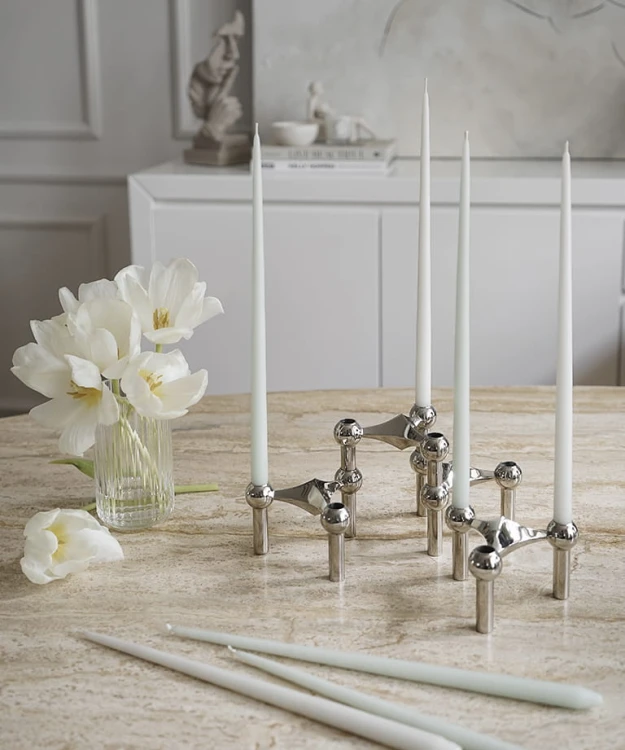 świeczki, świecznik Stoff Nagel