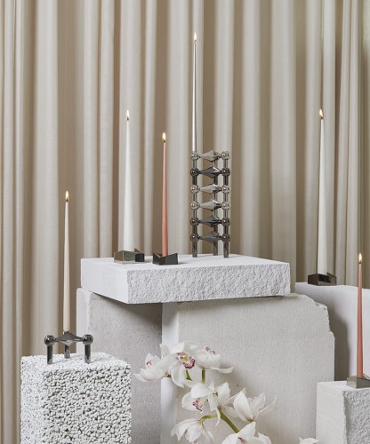 świeczki, świecznik Stoff Nagel