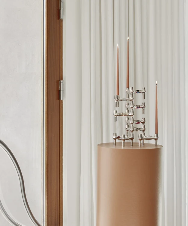 świeczki, świecznik Stoff Nagel