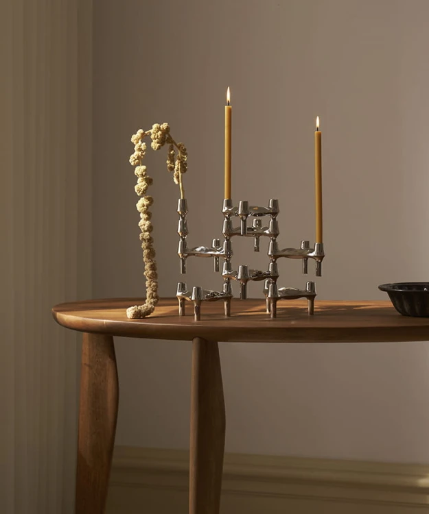 świeczki, świecznik Stoff Nagel