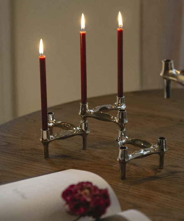 świeczki, świecznik Stoff Nagel