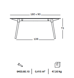 stół, stół do jadalni, stół ogrodowy Magis