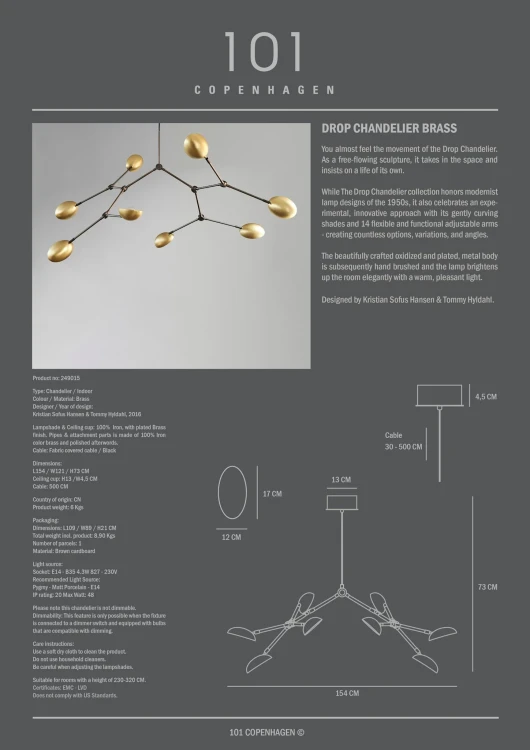 lampa wisząca, lampa  101Copenhagen