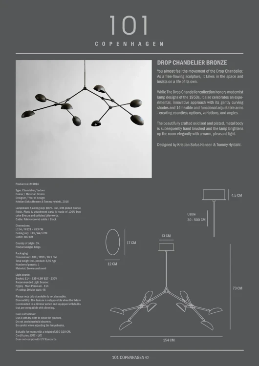 lampa wisząca, lampa  101Copenhagen