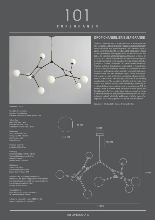 lampa wisząca, lampa  101Copenhagen