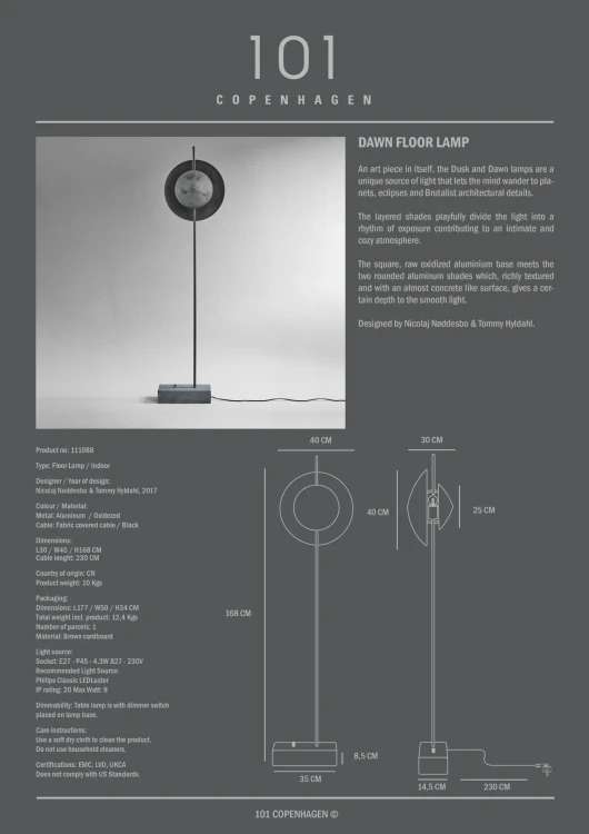 lampa stołowa, lampa biurkowa  101Copenhagen