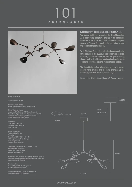 lampa wisząca, lampa 101Copenhagen