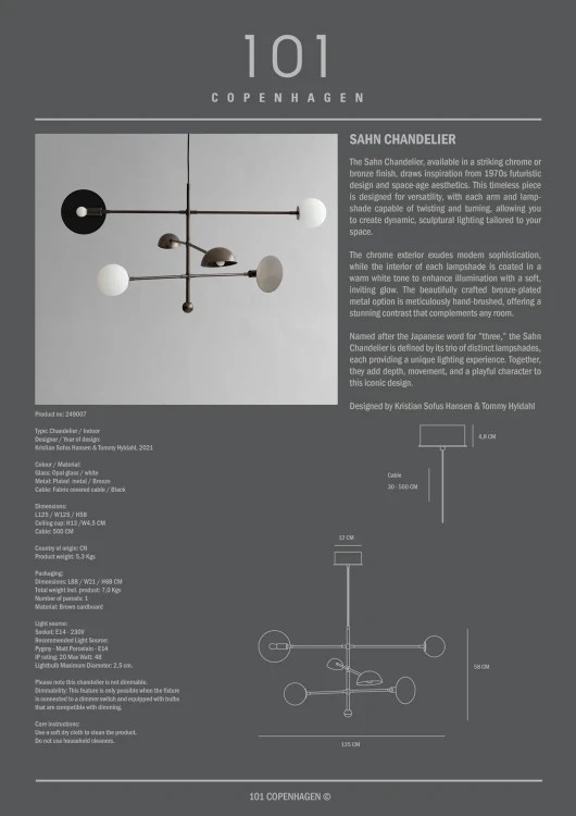 lampa wisząca, lampa  101Copenhagen