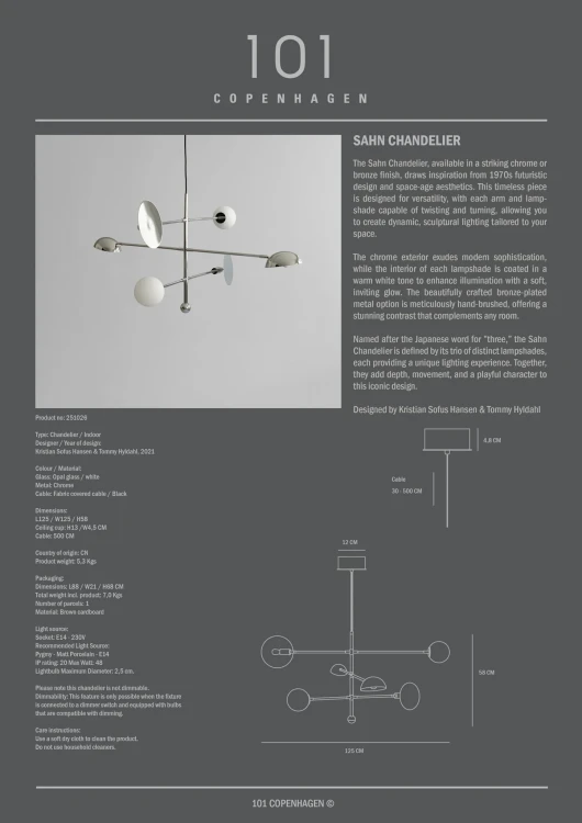 lampa wisząca, lampa  101Copenhagen