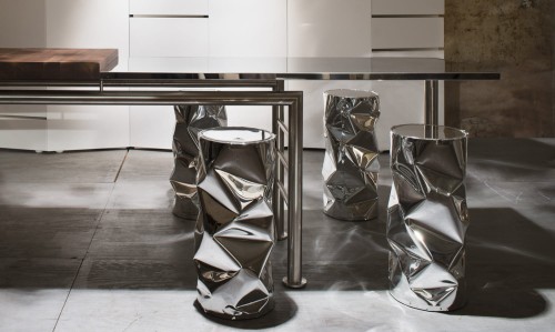 stolik pomocniczy, stołek Opinion Ciatti