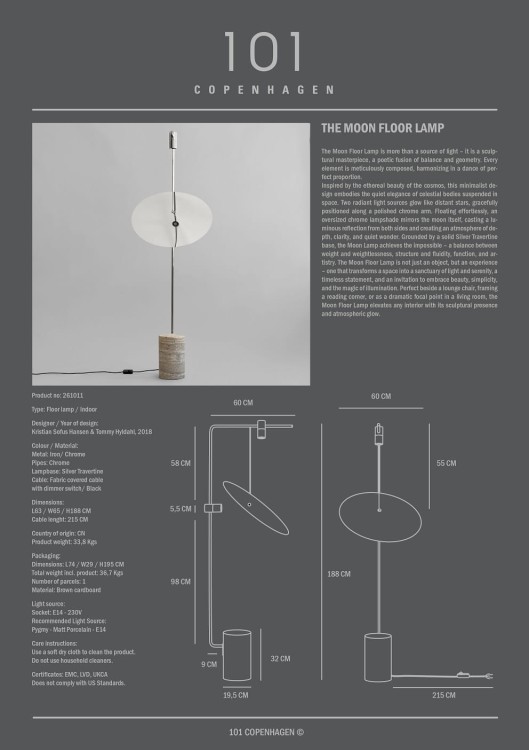 lampa podłogowa, lampa  101Copenhagen