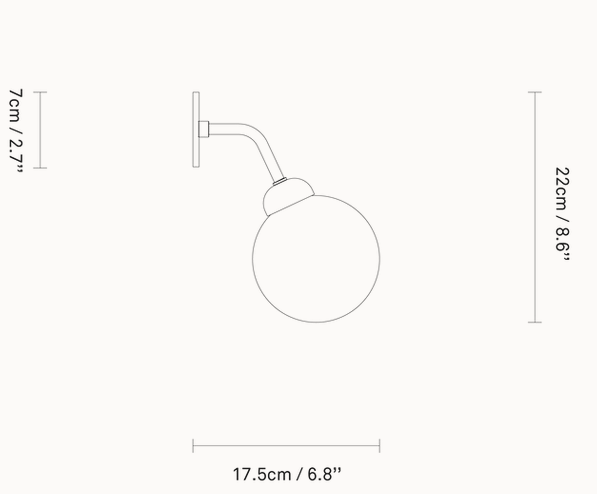 lampa ścienna, kinkiet  Nuura