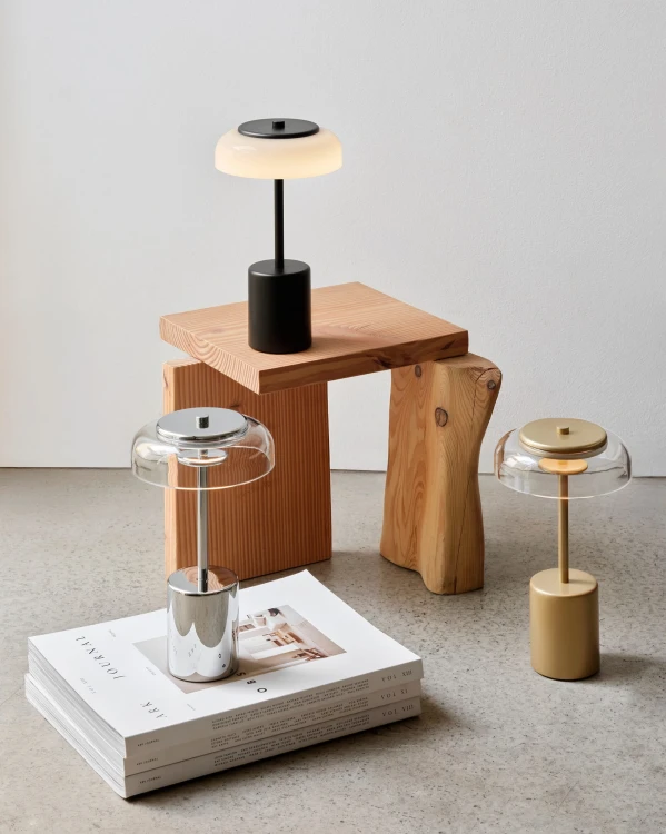 lampa stołowa, lampa bezprzewodowa  Nuura