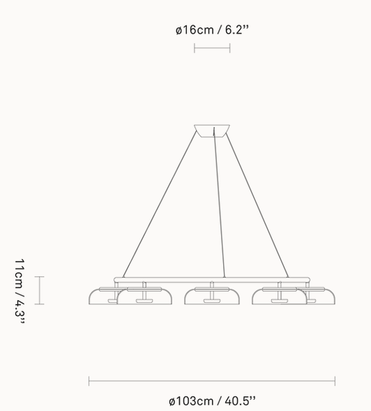 lampa wisząca, lampa sufitowa  Nuura