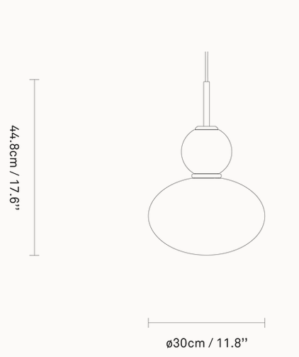 lampa wisząca, lampa sufitowa  Nuura