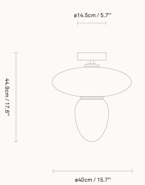 lampa wisząca, lampa sufitowa  Nuura