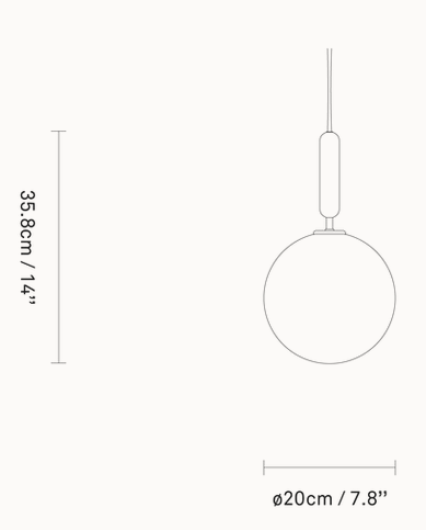 lampa wisząca, lampa sufitowa  Nuura
